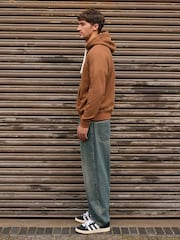 Dark Green Tint Baggy Fit Jeans - Image 2 of 6