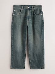 Dark Green Tint Baggy Fit Jeans - Image 7 of 11