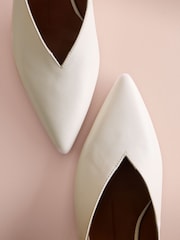 B by Ted Baker Leather Point Toe High Cut Mules - Image 6 of 7