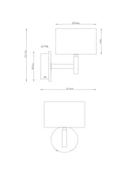 Lloyd Rechargeable Wireless Wall Light - Bild 3 von 6