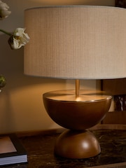 Dark Natural Lloyd Table Lamp - Image 3 of 5