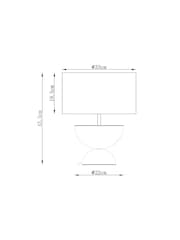 Dark Natural Lloyd Table Lamp - Image 4 of 5