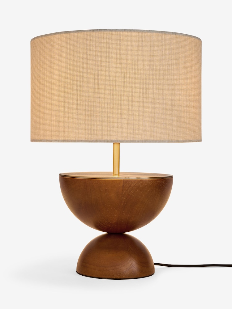 Dark Natural Lloyd Table Lamp - Image 5 of 5 Dark Natural Lloyd Table Lamp - Image 5 of 5