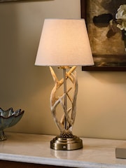 Brass Antler Rechargeable Wireless Table Lamp - Image 1 of 7
