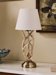 Brass Antler Rechargeable Wireless Table Lamp - Image 2 of 7