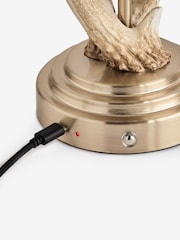 Brass Antler Rechargeable Wireless Table Lamp - Image 6 of 7