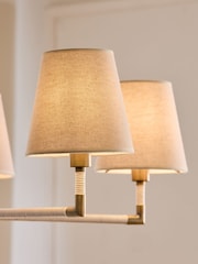 White Bentham 5 Light Chandelier Ceiling Light - Image 3 of 5