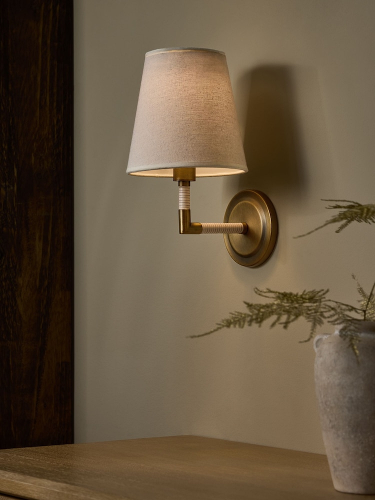 White Bentham Rechargeable Wireless Wall Light - Image 1 of 6