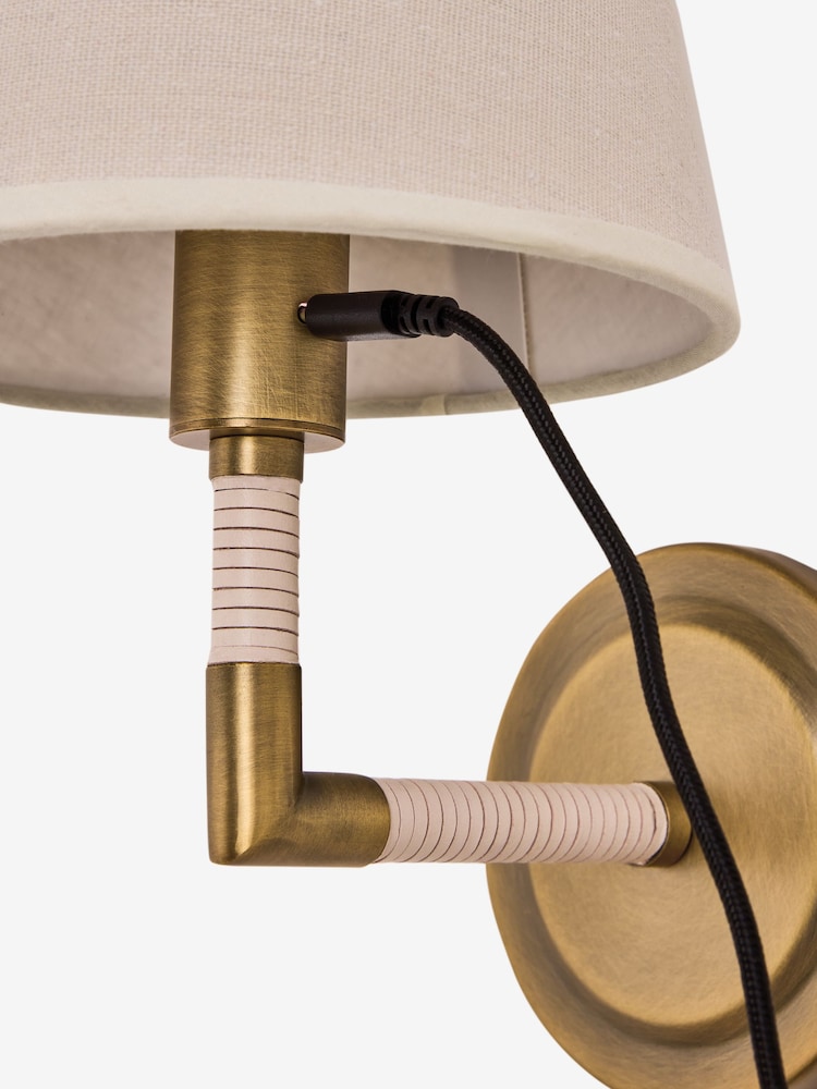 White Bentham Rechargeable Wireless Wall Light - Image 6 of 6