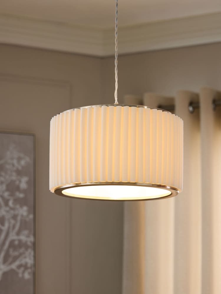 Brass Mia Easy Fit Pendant Lamp Shade - Image 1 of 5 Brass Mia Easy Fit Pendant Lamp Shade - Image 1 of 5