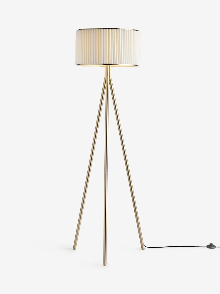 Brass Mia Floor Lamp - Image 5 of 5 Brass Mia Floor Lamp - Image 5 of 5
