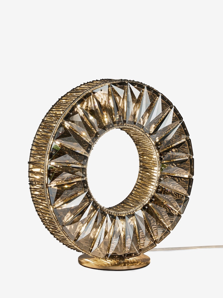 Smoke Grey Aria Table Lamp - Image 5 of 5 Smoke Grey Aria Table Lamp - Image 5 of 5