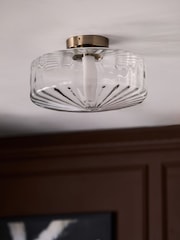 Clear Rimini Flush Fitting Ceiling Light - Image 2 of 5
