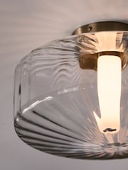 Clear Rimini Flush Fitting Ceiling Light - Image 3 of 5