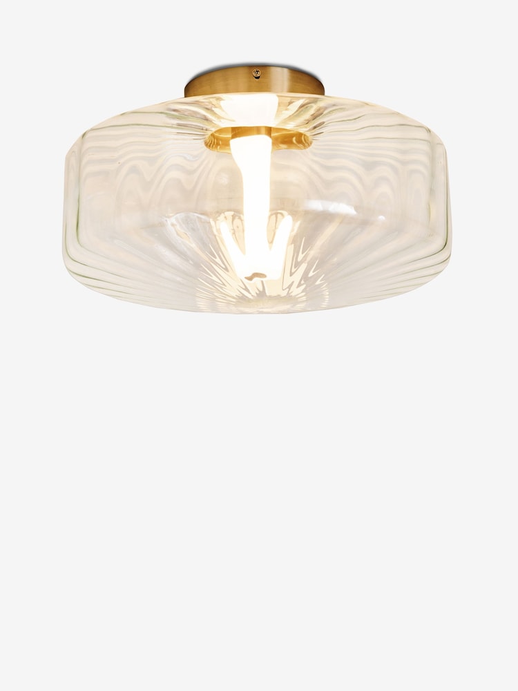 Clear Rimini Flush Fitting Ceiling Light - Image 5 of 5