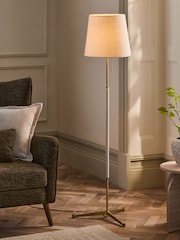 White Bentham Floor Lamp - Image 1 of 5