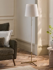 White Bentham Floor Lamp - Image 2 of 5