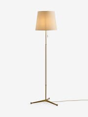 White Bentham Floor Lamp - Image 5 of 5