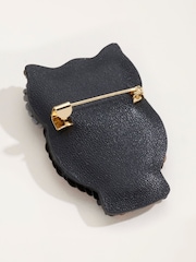FatFace Brown Owl Brooch - Image 2 of 2