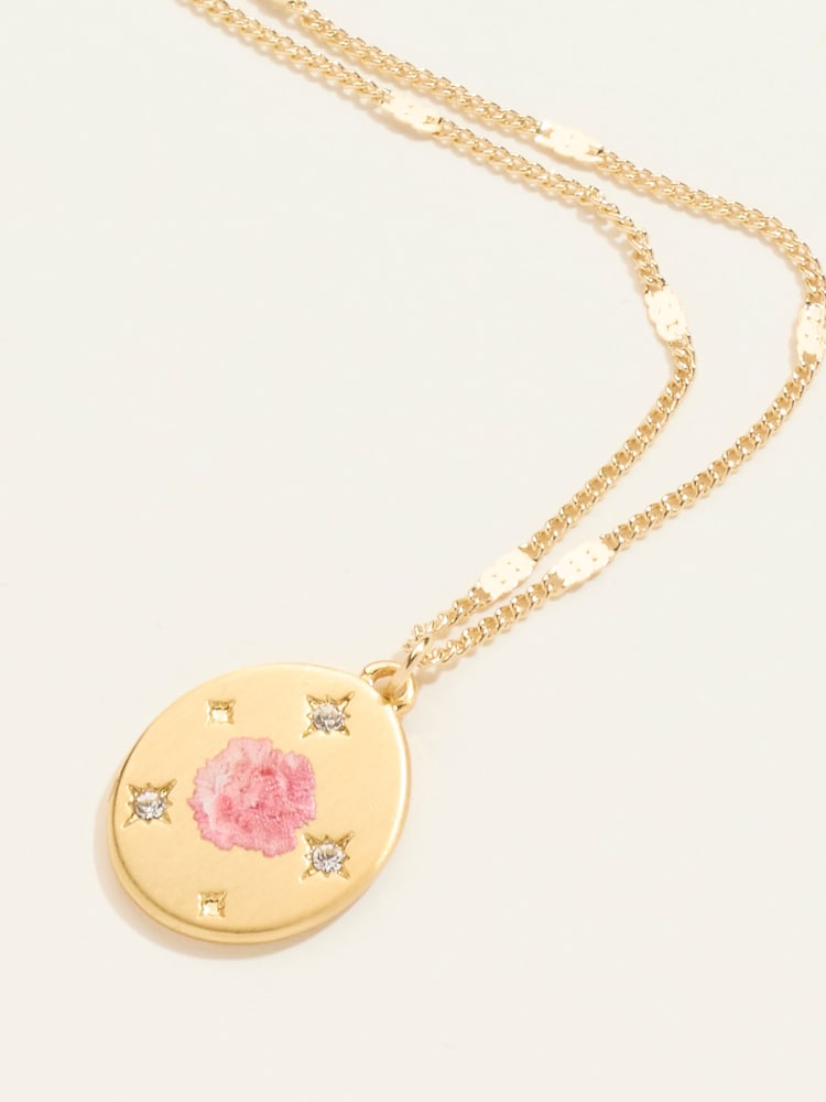 يناير - عقد بتصميم Birth Flower من FatFace - صورة 2 من 2 يناير - عقد بتصميم Birth Flower من FatFace - صورة 2 من 2
