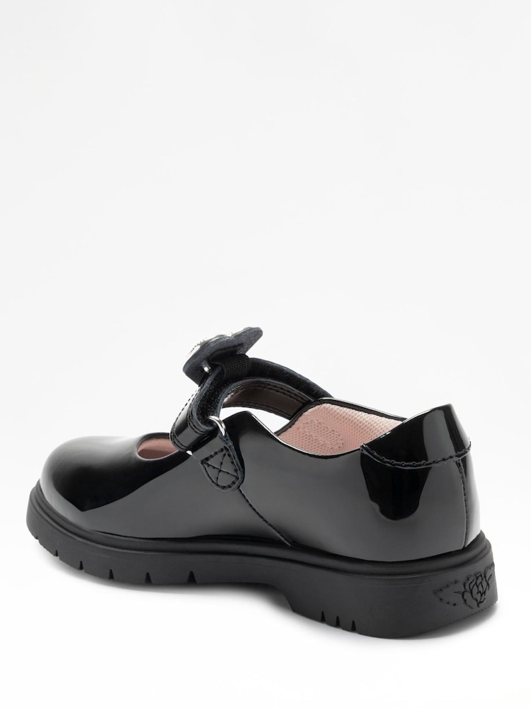 Lelli Kelly Black Sabrina Heart Mary Jane Shoes - Image 2 of 4 Lelli Kelly Black Sabrina Heart Mary Jane Shoes - Image 2 of 4