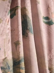 Floral rosa claro - Satin Jacquard Dressing Gown - Imagen 8 de 10