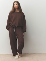 Chocolate Brown Loungewear Set - Image 1 of 11