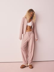 Pink Cardigan and Barrel Leg Cosy Lounge Set - Image 2 of 6