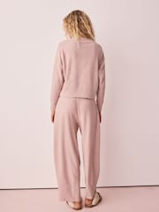 Pink Cardigan and Barrel Leg Cosy Lounge Set - Image 4 of 6