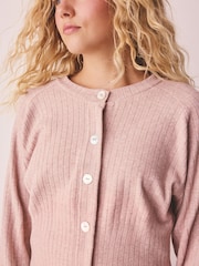 Pink Cardigan and Barrel Leg Cosy Lounge Set - Image 5 of 6