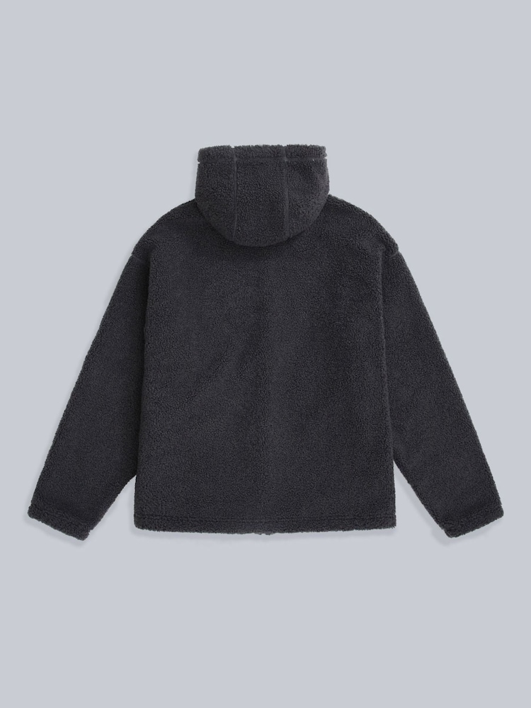 Animal Grey Waeys Borg Fleece - Image 2 of 4 Animal Grey Waeys Borg Fleece - Image 2 of 4