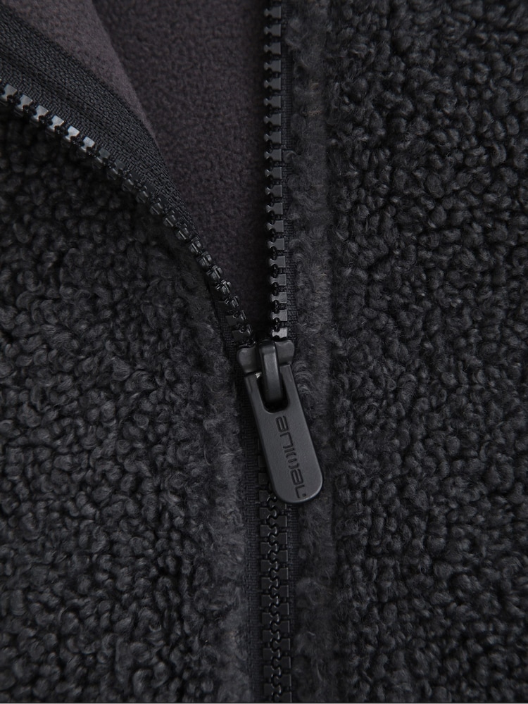 Animal Grey Waeys Borg Fleece - Image 4 of 4 Animal Grey Waeys Borg Fleece - Image 4 of 4
