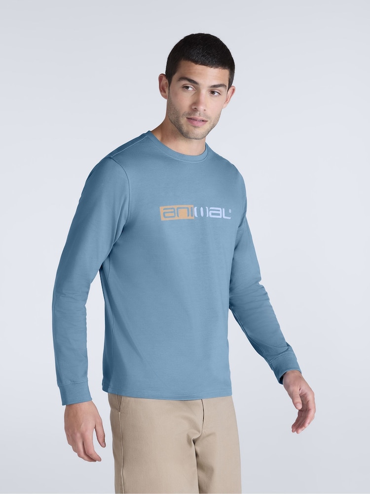 Animal Blue Tommy Graphic UV Max T-Shirt - Image 1 of 4 Animal Blue Tommy Graphic UV Max T-Shirt - Image 1 of 4