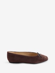 Clarks Brown Befana Bow Shoes - Image 1 of 1