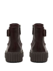 Clarks Brown Torhill Buckle Boots - Image 5 of 6