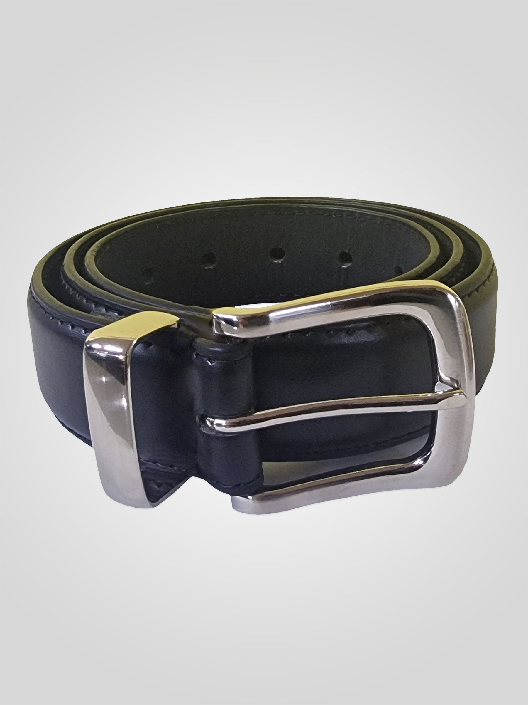Buy D555 Black JOESEPH Metal Tip End 3.5cm Width Leather Belt from
