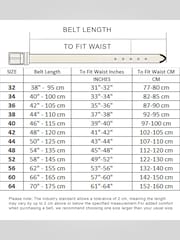 D555 Black JOESEPH Metal Tip End Faux 3.5cm Width Leather Belt - Image 7 of 7