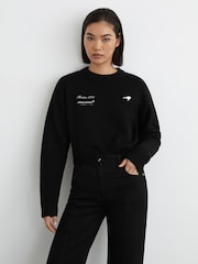 McLaren Racing Merino Wool Cropped Jumper - Image 3 of 8