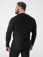 D555 Black EXETER Thermal Long Sleeve T-Shirt - Image 3 of 7