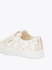 Carvela White Daze Daisy Trainers - Image 4 of 4