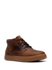 Clarks Brown Lydford Mid Boots - Image 3 of 6