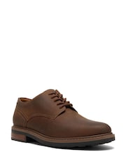 Clarks Brown Newford Lace Shoes - Image 3 of 6