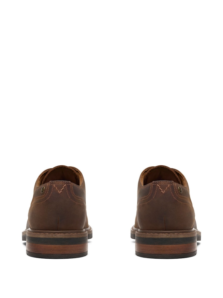 Clarks Brown Newford Lace Shoes - Image 6 of 6 Clarks Brown Newford Lace Shoes - Image 6 of 6