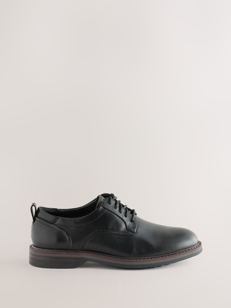 Clarks Black Aldwin2 Derby Shoes - Image 1 of 1