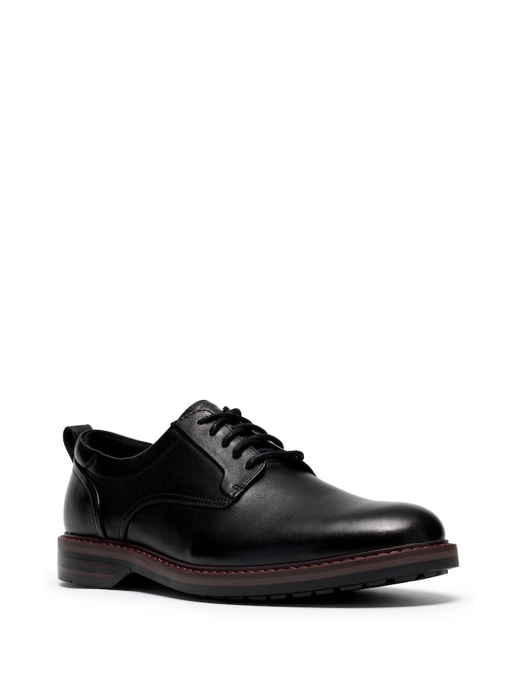 Clarks Black Aldwin2 Derby Shoes - Image 2 of 5 Clarks Black Aldwin2 Derby Shoes - Image 2 of 5