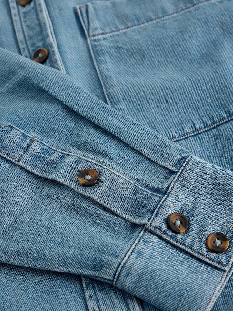 Джинсовая рубашка White Stuff Lydia - Изображение 6 6 Джинсовая рубашка White Stuff Lydia - Изображение 6 6