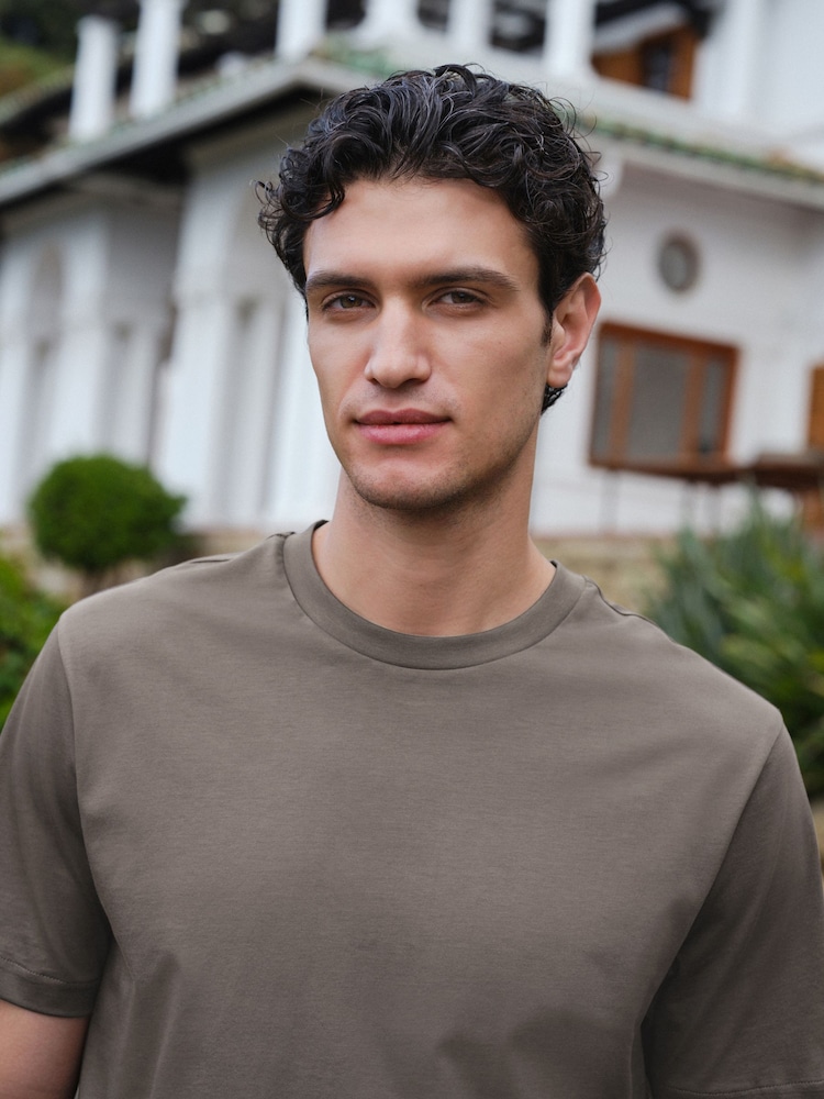 អព្យាក្រឹត - អាវយឺត Slub Modal ទម្ងន់ស្រាល - រូបភាព 1 នៃ 6