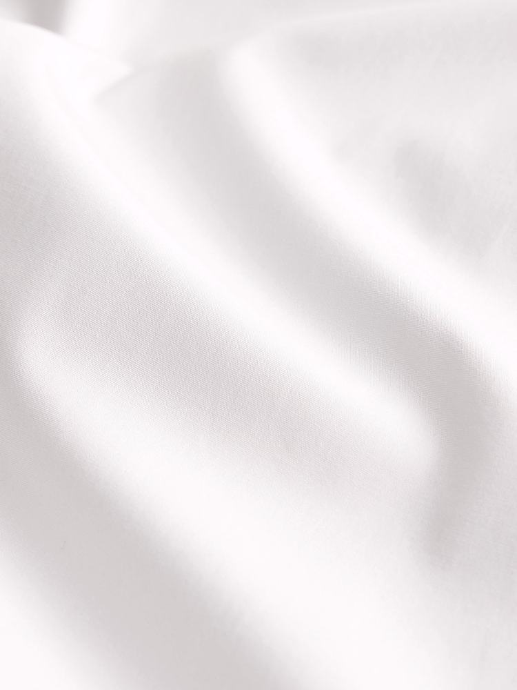 White Regular Fit Signature Cotton Poplin Formal Shirt - Image 3 of 3 White Regular Fit Signature Cotton Poplin Formal Shirt - Image 3 of 3