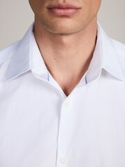 সাদা - নিয়মিত ফিট - Signature Cotton Poplin Formal Shirt - 10এর মধ্যে 6 ছবি