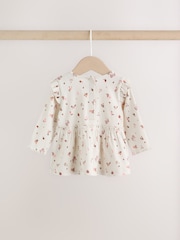 Ecru Floral Peplum Top and Leggings Baby Set (0mths-2yrs) - Image 5 of 10